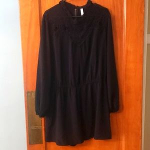 Black skort jumper